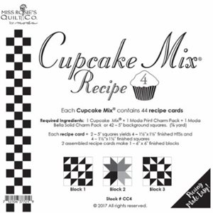 CUPCAKE MIX RECIPE 4 PAPER PIECING BY MODA - PACKS OF 6