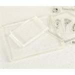 STAMP AND STICH ACRYLIC BLOCK 2 CT BY POPPIE COTTON - MINIMUM OF 3